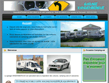Tablet Screenshot of garage-vandenbergue.com